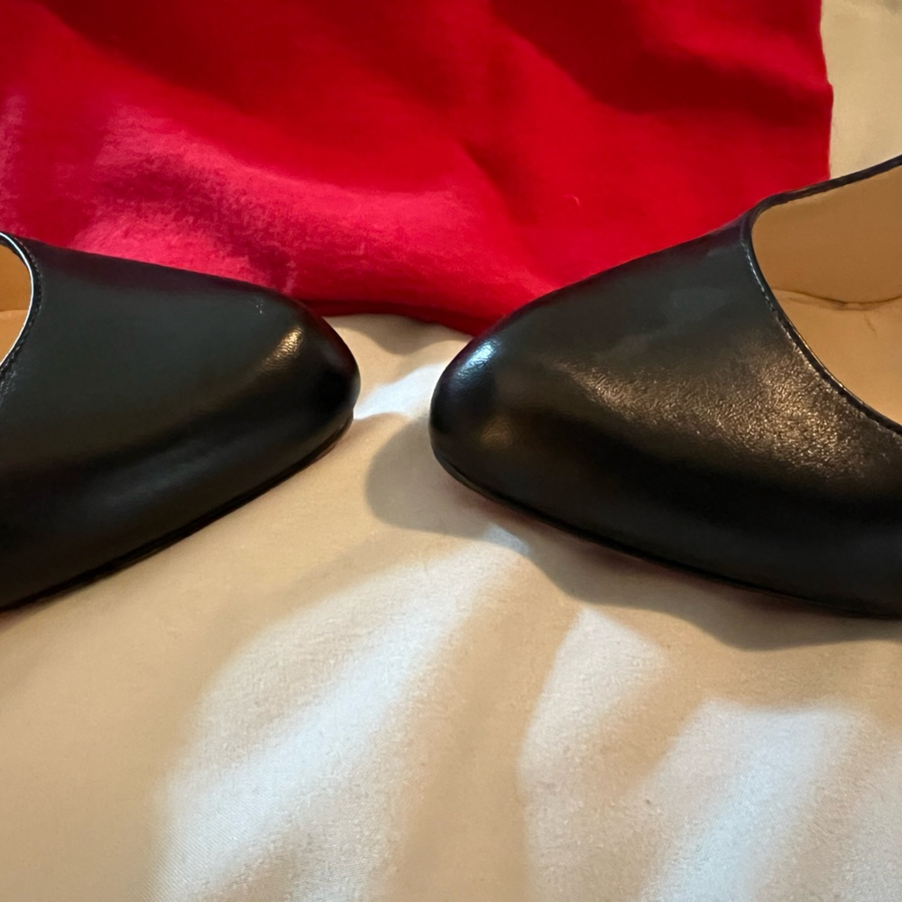 Christian Louboutin-blk Nappa leather pumps.